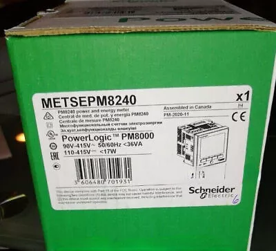 Buy METSEPM8240 SCHNEIDER ELECTRIC PowerLogic PM8000 New Sealed Free Shipping • 2,583$