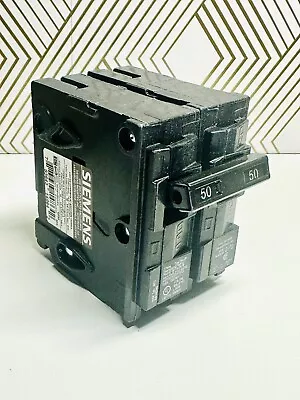 Buy Siemens Circuit Breaker 50A 2-Pole 120/240V 60Hz NEW Q250 • 14.99$
