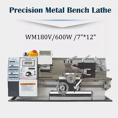 Buy WM180V 110V Precision Mini Metal Lathe Brushless Motor Inch Thread Lathe 600W • 839.42$