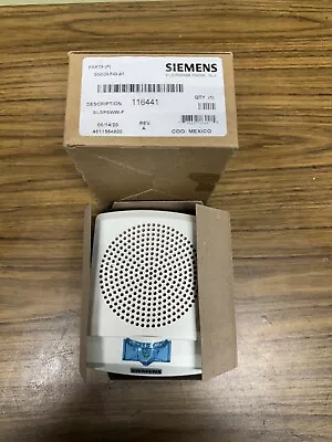 Buy *New* Siemens SLSPSWW-F LED Fire Alarm Speaker Strobe White S54329-F43-A1 • 50$