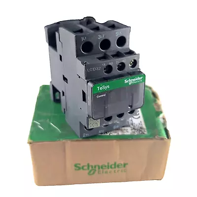 Buy Genuine Schneider LC1 D32F7 TeSys D Contactor, 600VAC, 32A, 3 P, 3 Phase *Read • 84.57$