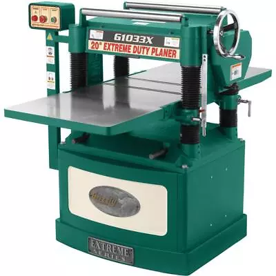 Buy Grizzly G1033X 20  5 HP Helical Cutterhead Planer • 4,790$