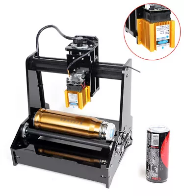 Buy Portable 15W Cylindrical Laser Engraving Machine Desktop Metal Engraver Printing • 262.04$