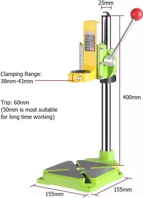 Buy Drill Press Rotary Tool Workstation Stand,D.P. Stand Mini Electric Drill Bracket • 60$