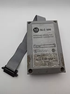 Buy Allen Bradley 1747-PIC SLC 500 Personal Computer Interface Converter Untested. • 19.50$