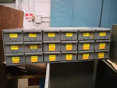 Buy 18 Drawer Steel Tool Storage Cabinet 34  X 17  X 11  Bridgeport Mill Tooling Cnc • 59.95$