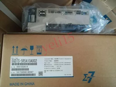 Buy 1PC NEW Yaskawa SGD7S-5R5A10A202 Servo Drive Expedited Shipping • 458.08$