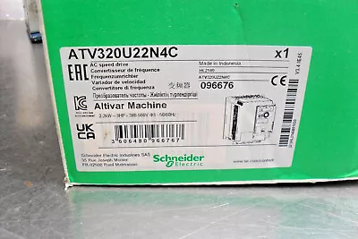 Buy 1pc New Schneider ATV320U22N4C Inverter 2.2KW New Factory Box Free Shipping • 543$