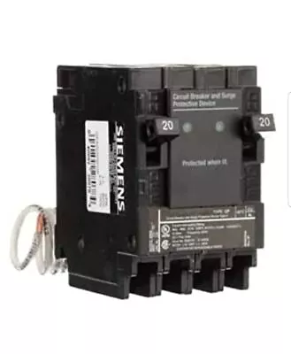 Buy Qsa2020spdp, , 40892280784, Surge (2)20a 1p 120v Breakers And Spd • 160$