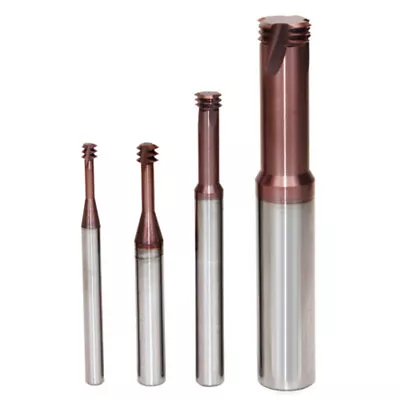 Buy HRC68 UNC3/8 UNF9/16 UNC6-32 Carbide Thread Milling Cutter Three Teeth End Mills • 38.45$
