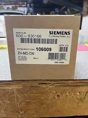 Buy New Siemens Zh-mc-cw 500-636166 Horn/strobe Multi Candela Ceiling Mount White • 79.90$