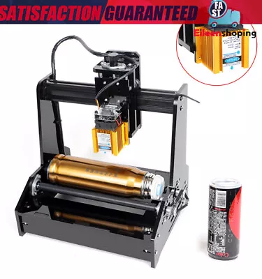 Buy 15W Cylindrical Laser Engraving Machine Desktop Metal Engraver Printing Portable • 254.66$