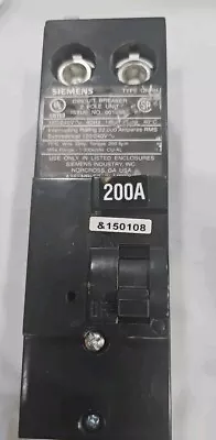 Buy Siemens QN2200RH 200A 240VAC 2-Pole Circuit Breaker • 75$