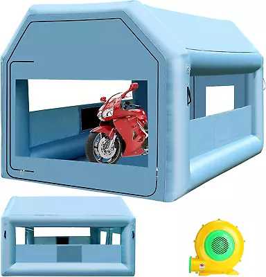 Buy Paint Booth Inflatable Paint Booth Portable Spray Booth Tent With Blower Air Fil • 471.99$