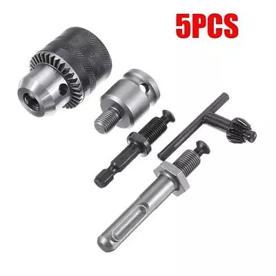 Buy 1.5-10mm Hex Post Round Drill Chuck Set Electric Wrench Conversion Head Driver • 21.96$