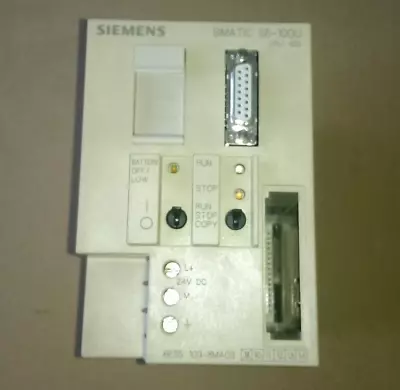 Buy Siemens 6ES5 103-8MA03 E-STAND: 09 SIMATIC S5-100U CPU 103 PLC; Invoice + VAT • 74.91$