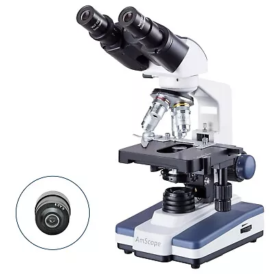 Buy Amscope 40X-2500X Binocular LED Darkfield Microscope With Siedentopf Head • 360.99$