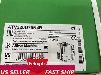 Buy Schneider Electric Inverter ATV320 7.5kW ATV320U75N4B New Sealed- • 612.62$