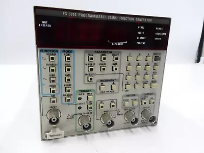 Buy 🍀 NICE WORKS! Tektronix FG 5010 Programmable 20MHz Function Generator WARRANTY • 199.99$