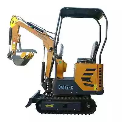 Buy Restocked AGT Industrial Mini Excavator DM-12C With Hydraulic Thumb & Side Swing • 6,898$
