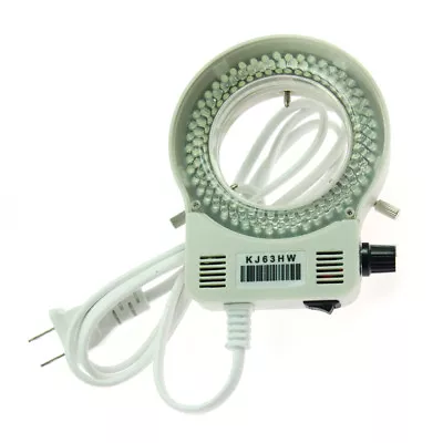 Buy Adjustable 144 LED Ring Light Illuminator For Stereo Microscope Camera US Seller • 23.83$