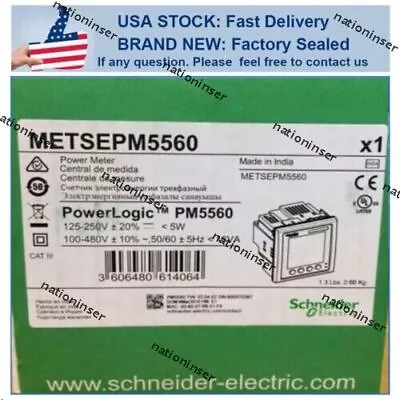 Buy SCHNEIDER ELECTRIC PowerLogic Power Meter METSEPM5560 • 775$