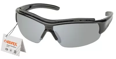 Buy Delta Plus RSG300 Safety Glasses Black Frame Grey Lens-Ballistic Rated • 7.94$