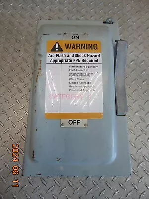 Buy Siemens Safety Switch Disconnect F352 Fusible 60 A Amp 600v Type 1 • 21.50$