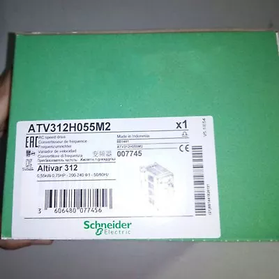 Buy 1PC Schneider ATV312H055M2 220V 0.55KW Inverter New In Box Expedited Shipping • 313.65$