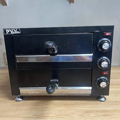 Buy PYY Commercial Countertop 2-Tier Pizza Oven Electric Indoor PYYPSHP03ABKUS • 149$