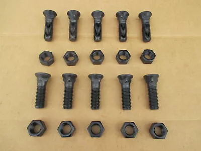 Buy 10 Bucket Tooth Hardware Bolts + Nuts For Bobcat 329 331 334 335 337 341 430 435 • 25$