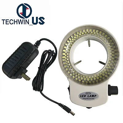 Buy 144 LED Ring Illuminator Light Adjustable Bulb For Stereo Microscope Camera • 20.40$