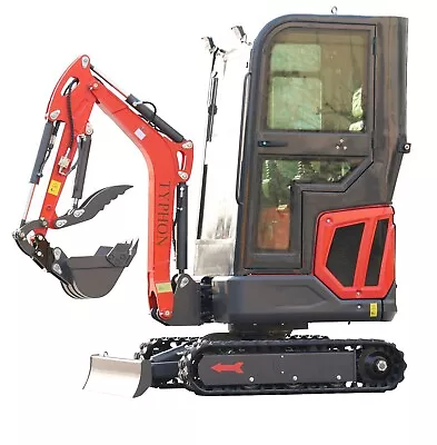 Buy Mini Excavator 1.8 Ton TYPHON 18 FLEX With EPA Kubota D722 Diesel Engine • 13,599.99$