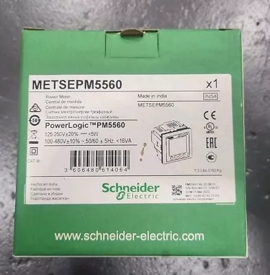 Buy New Schneider METSEPM5560 Multifunctional Instrument PM5560 Power Logic Meter • 520$