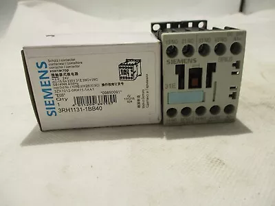 Buy New Siemens 3rh1131-1bb40 Contactor 24v Coil • 34.95$