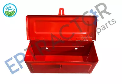 Buy 1662749M91 Red Metal Tool Box (Small) Fits Massey Ferguson Various Models + • 39.99$