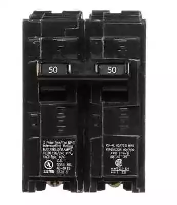 Buy Siemens Q250 50-Amp 2 Pole 240-Volt Circuit Breaker • 12$