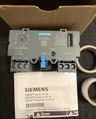 Buy Siemens 48ATE3S00 3UB81234EW2 Solid State Overload Relay ESP200 • 100$