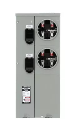 Buy Dual (two) Gang Meter ADU Duplex Electrical Panel Siemens 2x 100A • 978$