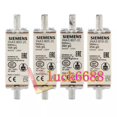 Buy 1PC NEW Siemens Fuse 3NA3810-2C 25A #LM- • 14.17$