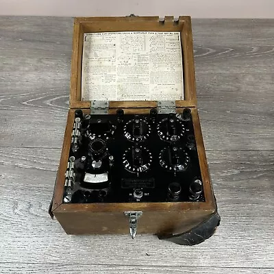 Buy Leeds And Northrup Type S Test Set Wood Case #5300 Vintage Test Equipment • 123.50$