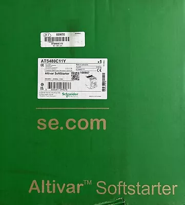 Buy ALTIVAR Altistart 480 ATS480C11Y Soft Start 110A, Schneider Electric, NEW IN BOX • 1,495.95$