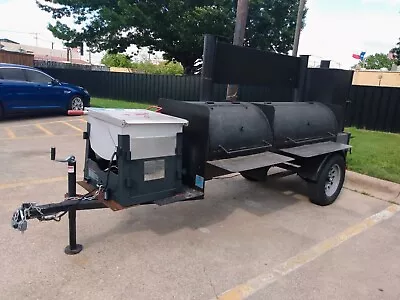 Buy Insulated Reverse Flow BBQ Smoker/Seafood Boiler Catering Trailer W/ Pizza Oven • 5,000$