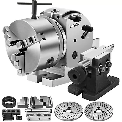 Buy BS-0 Precision Dividing Head With 5  3-jaw Chuck STRUCTUAL DURABILITIES NEWEST • 195.89$