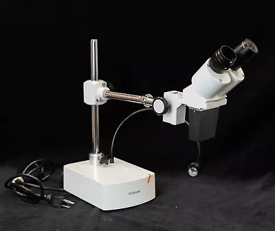 Buy AmScope 10X-20X LED Binocular Stereo Microscope Boom Arm W/ Gooseneck Light READ • 149.95$