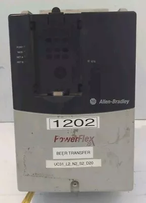 Buy Used Allen Bradley Powerflex 70 20a D 014 A 0 Aynannn Ser A • 555$