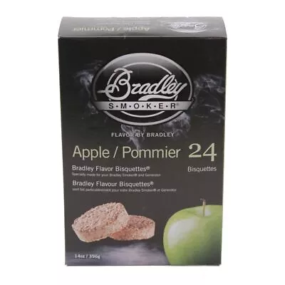 Buy Bradley Smoker 24-Pack Apple Bisquettes • 9.99$