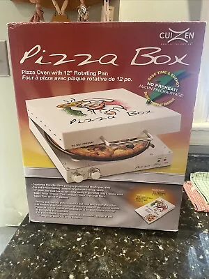 Buy Cuizen Pizza Box Countertop Pizza Oven With 12  Rotating Pan PIZ-4012 New • 65$