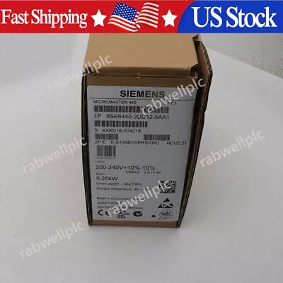 Buy New Siemens MICROMASTER440 Without Filter 6SE6440-2UC12-5AA1 6SE6440-2UC12-5AA1 • 343.43$