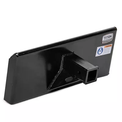 Buy Titan Attachments Mini Skid Steer Receiver Hitch Mount Plate, 1/4  Thick • 159.99$
